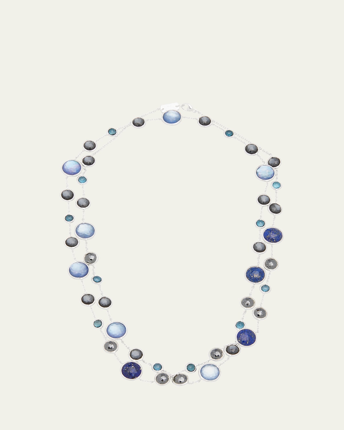 Lollitini Long Necklace in Sterling Silver