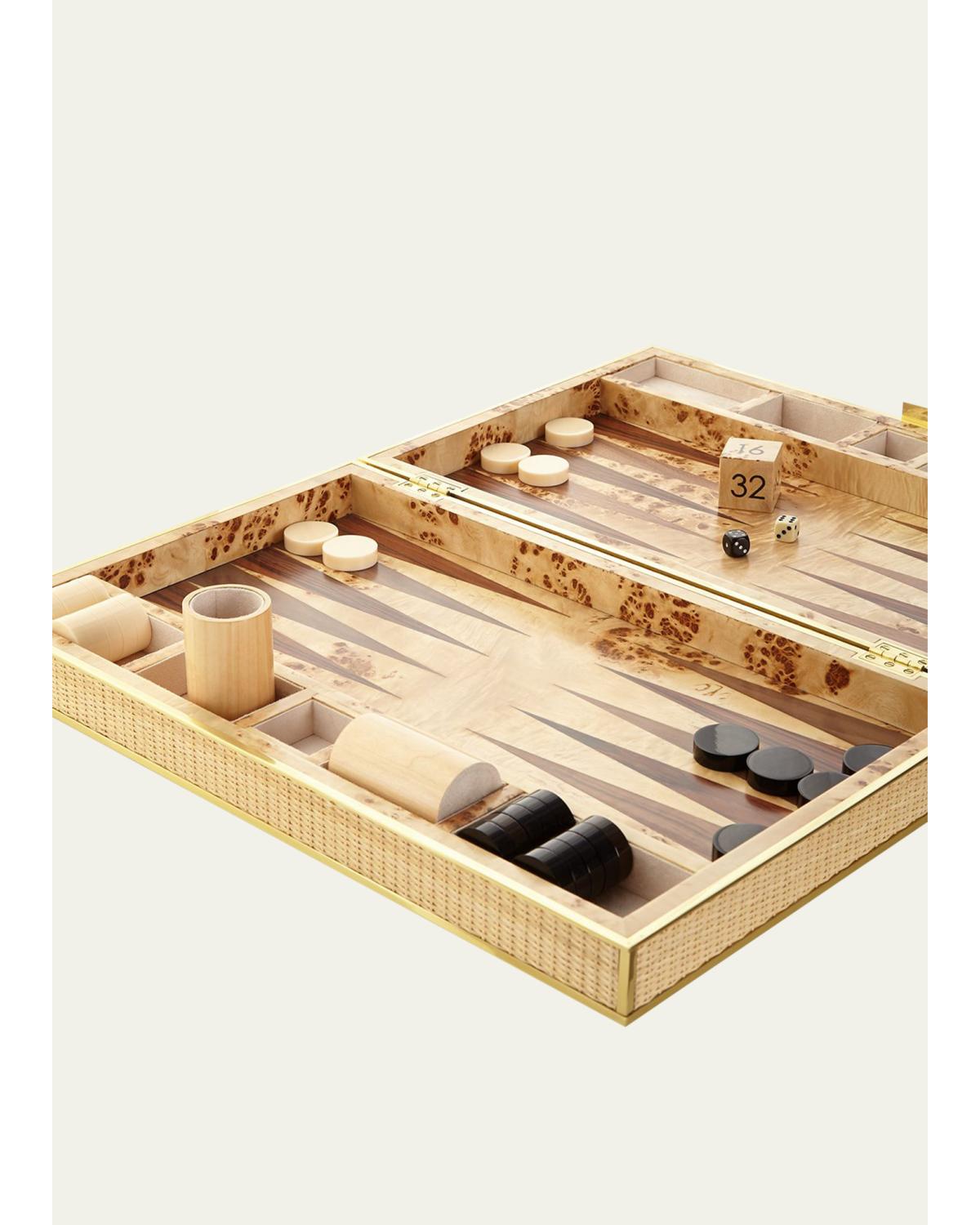 Cane Backgammon Set