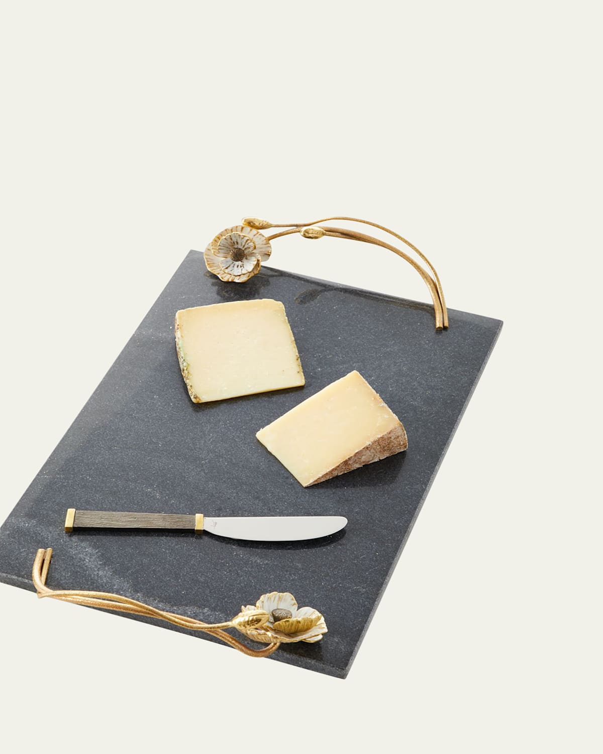 Michael Aram Anemone Large Cheese Board With Knife
