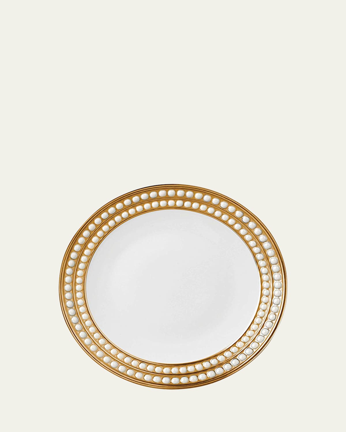 L'objet Perlee Gold Dessert Plate In Gold