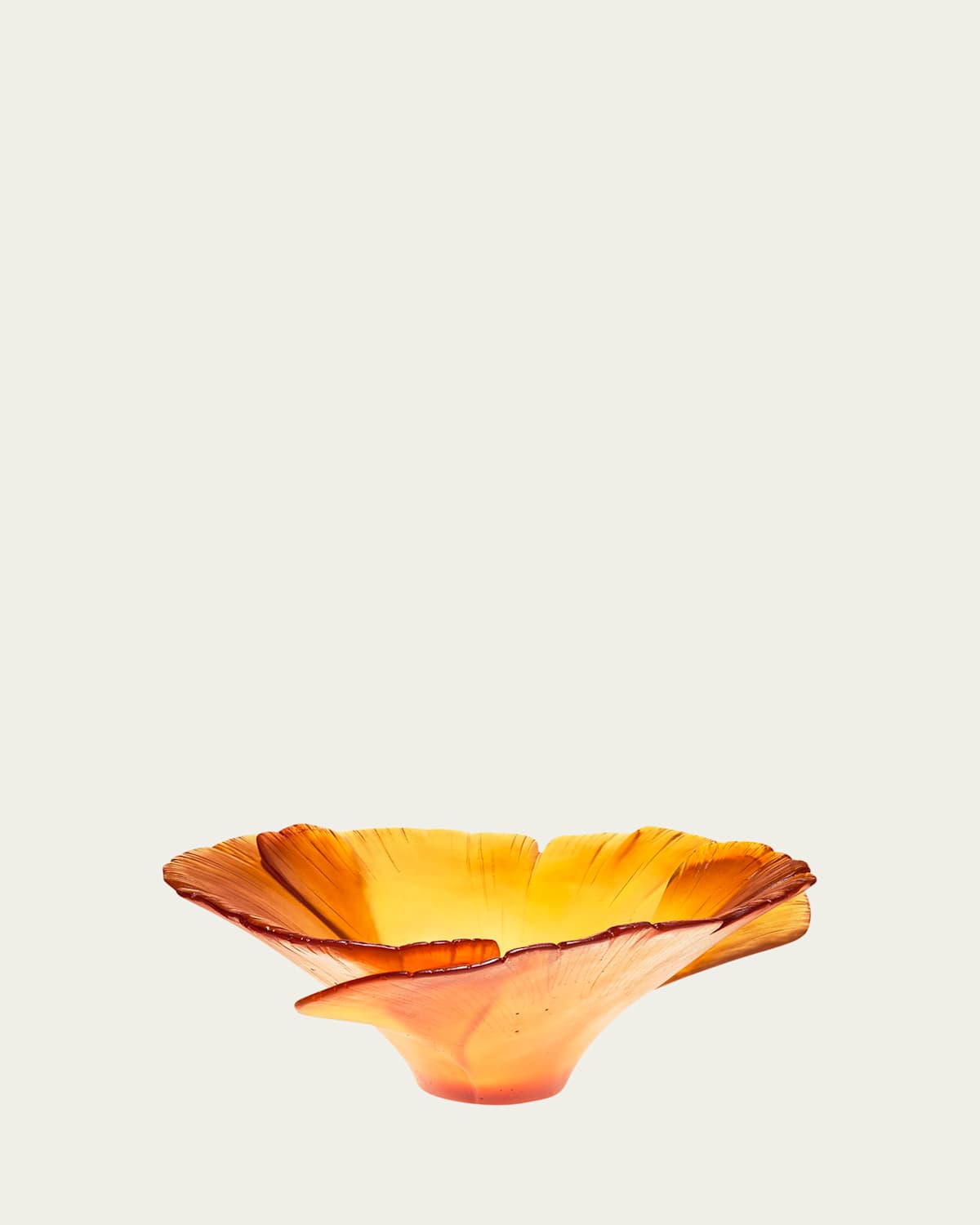 Daum Ginko Bowl, Amber