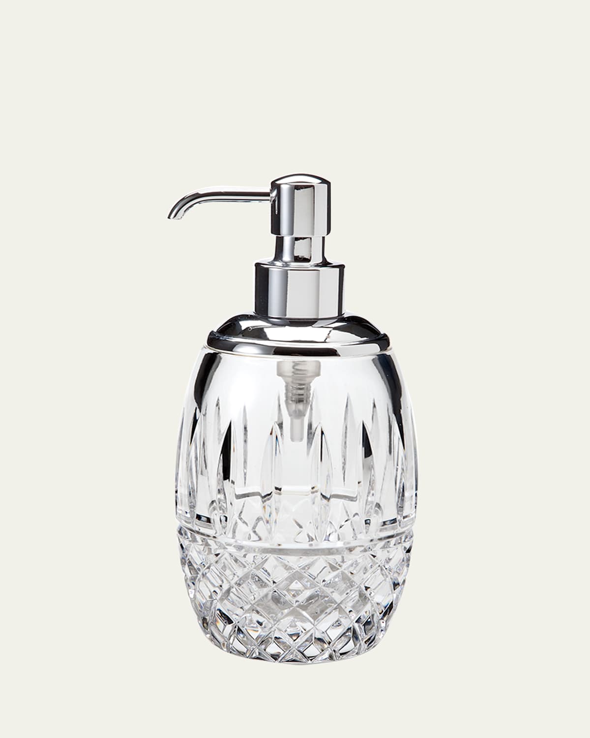 Labrazel Marie Clear Pump Dispenser, Chrome | Thumbnail 3