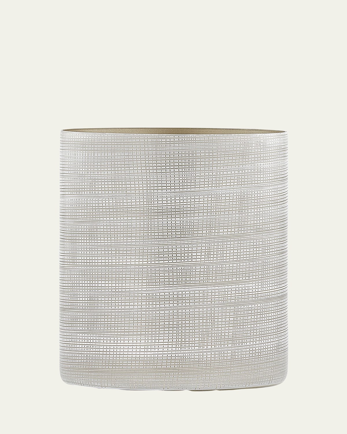 Labrazel Woven Wastebasket, Platinum | Thumbnail 4