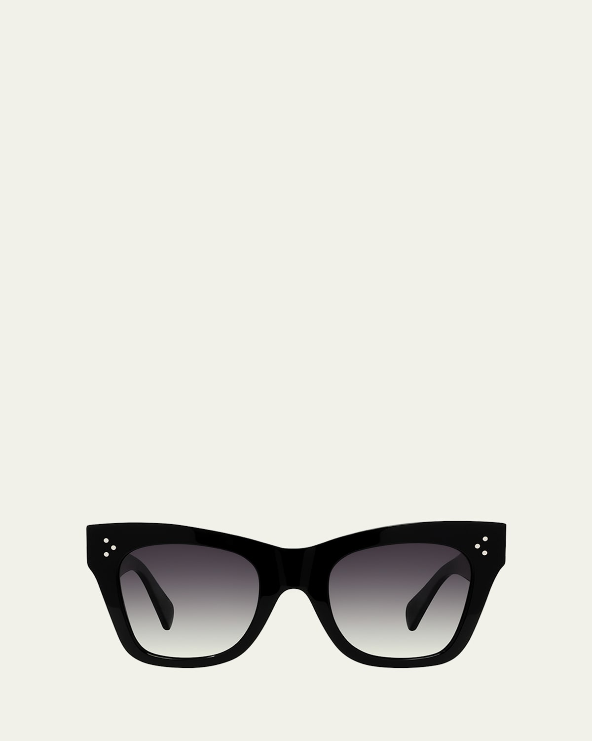 Celine Oversized Cat-eye Acetate Sunglasses In Black
