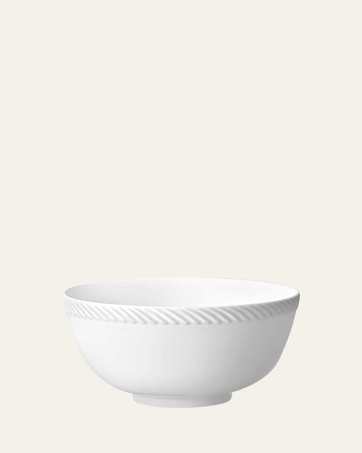 L'Objet Corde Cereal Bowl, White | Thumbnail 3