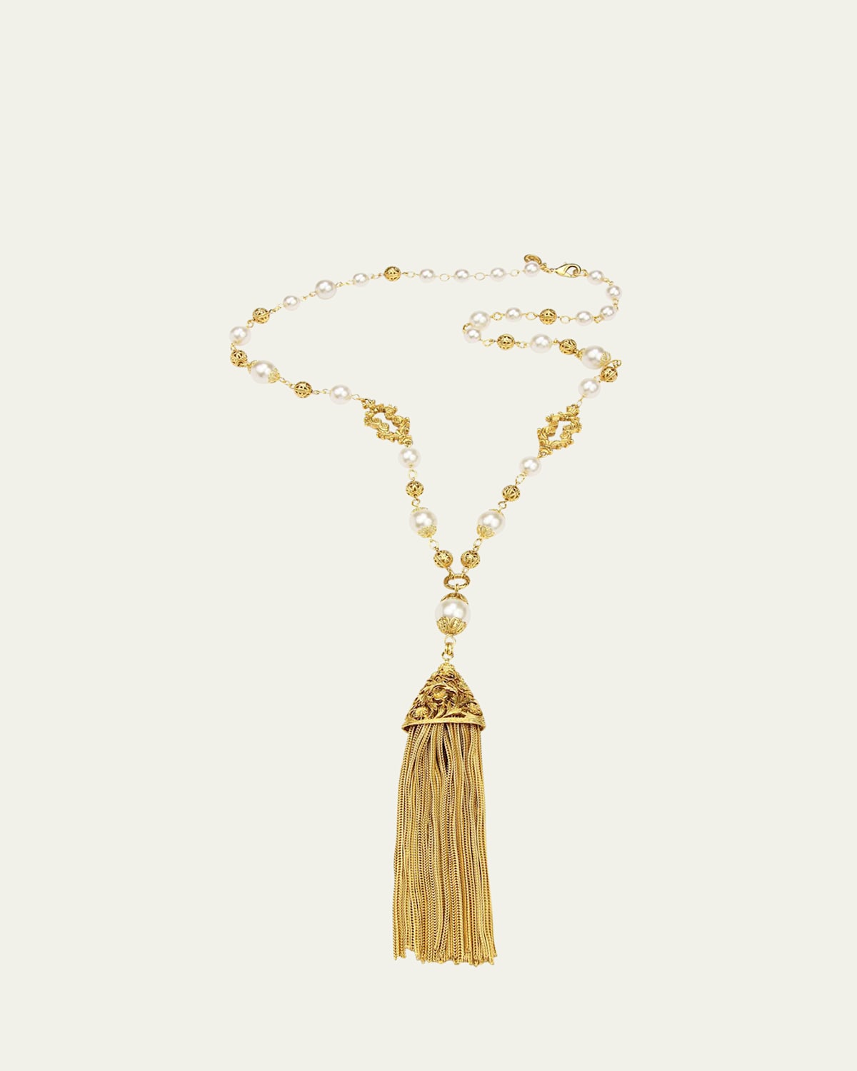 Ben-Amun Chain Tassel Pendant Necklace | Thumbnail 3 Ben-Amun Chain Tassel Pendant Necklace | Thumbnail 3