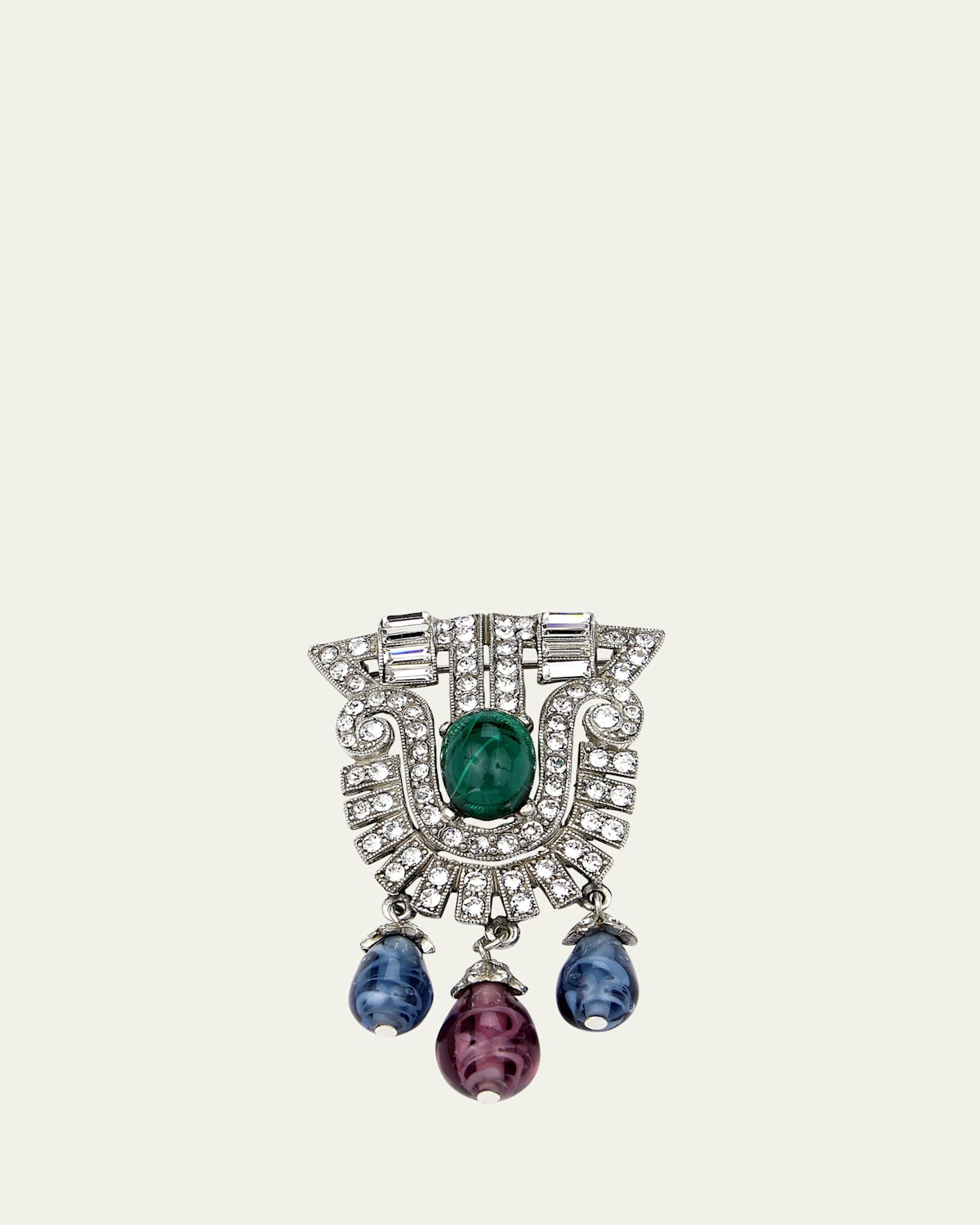 Ben-Amun Crystal Multi-Drop Brooch | Thumbnail 3 Ben-Amun Crystal Multi-Drop Brooch | Thumbnail 3