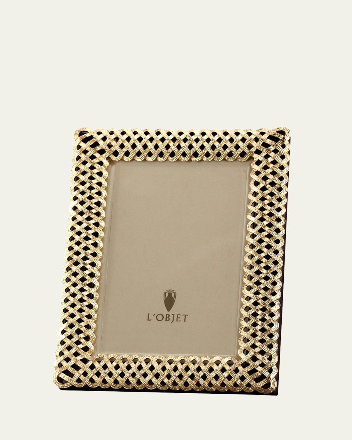 L'objet Gold Braid 8" X 10" Picture Frame