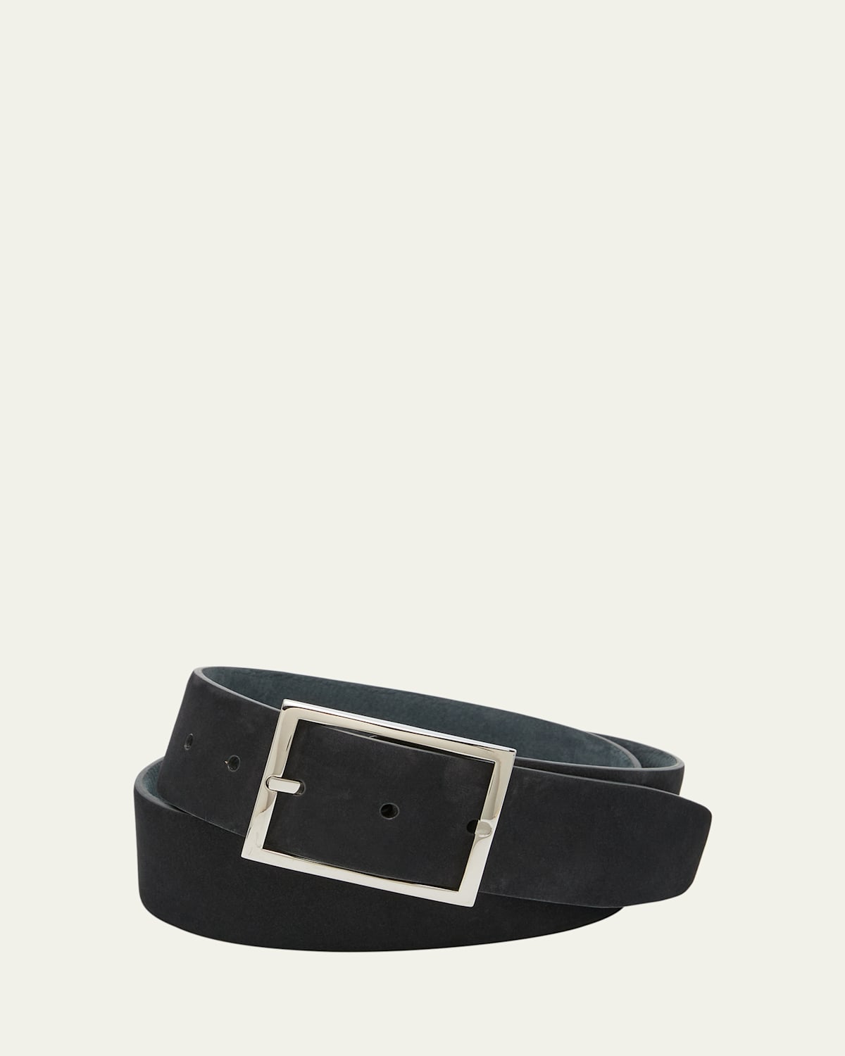 Reversible Nubuck Suede Belt
