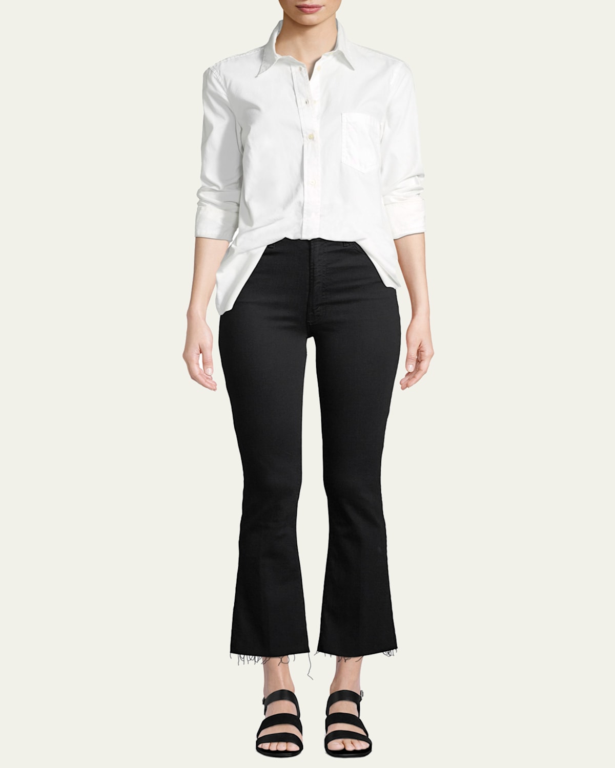 The Hustler Ankle Fray Jeans