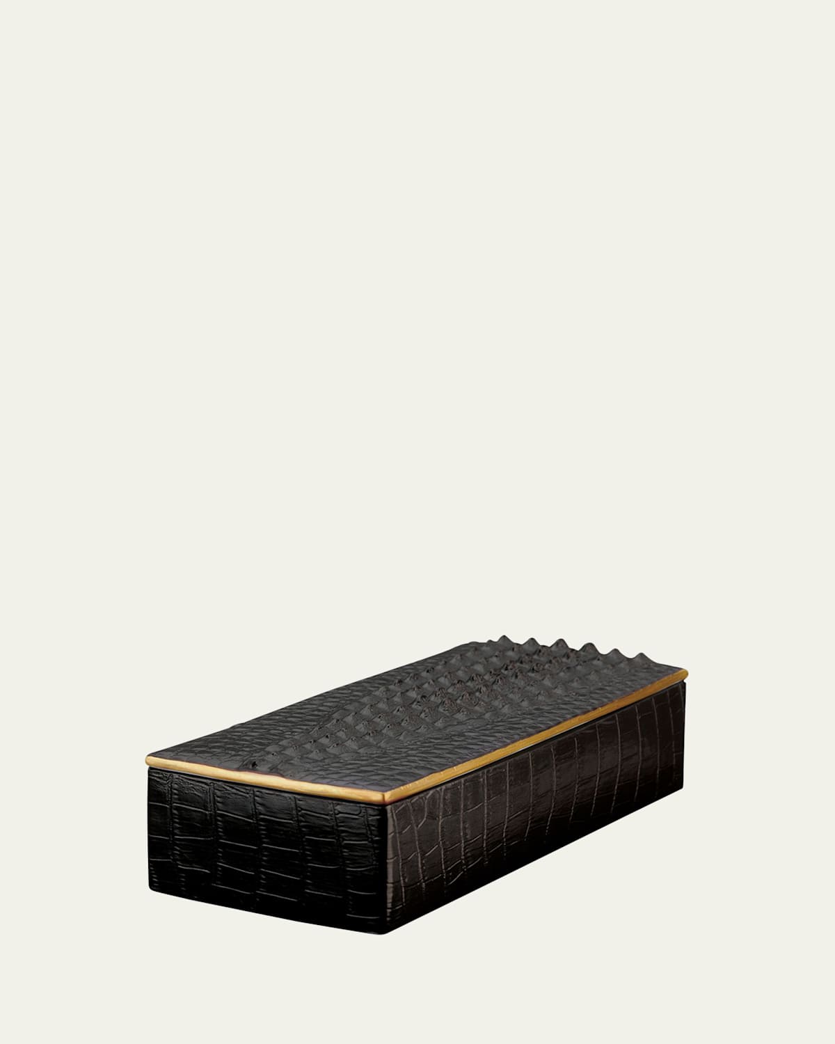 L'objet Crocodile Porcelain Box