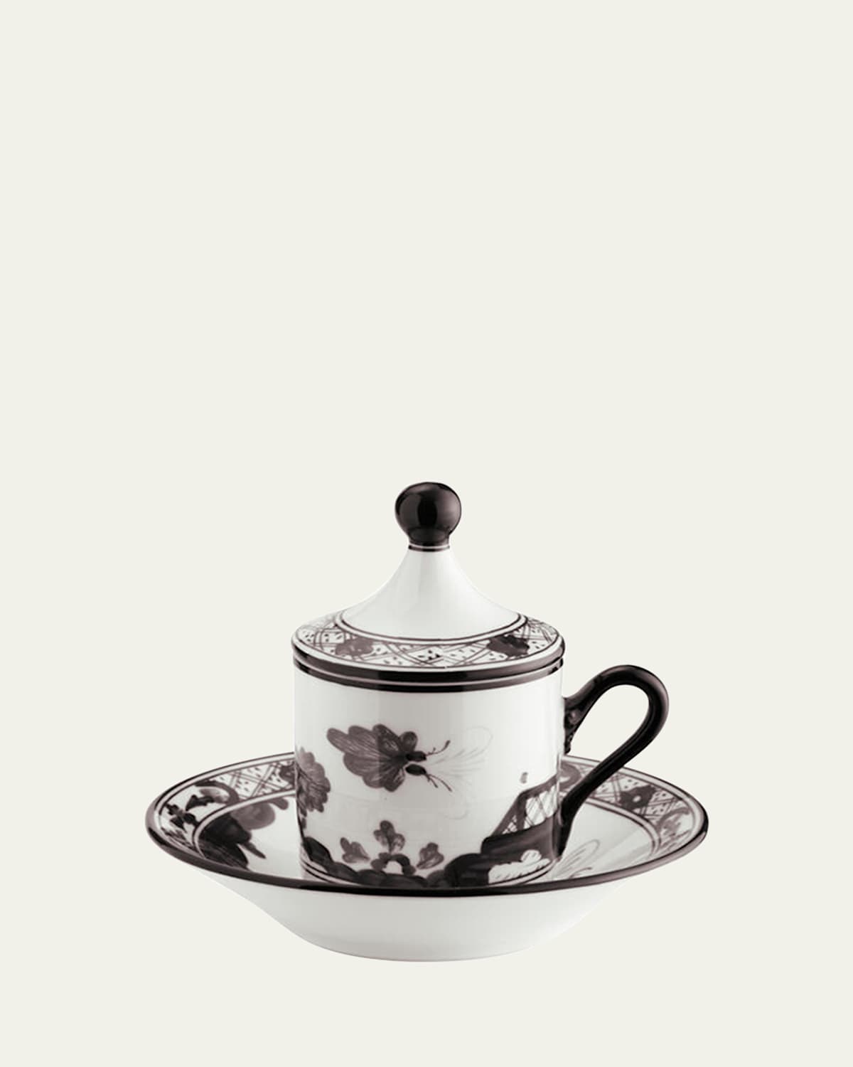 GINORI 1735 Oriente Italiano Empire-Style Coffee Cups & Saucers, Set of 2 | Thumbnail 4