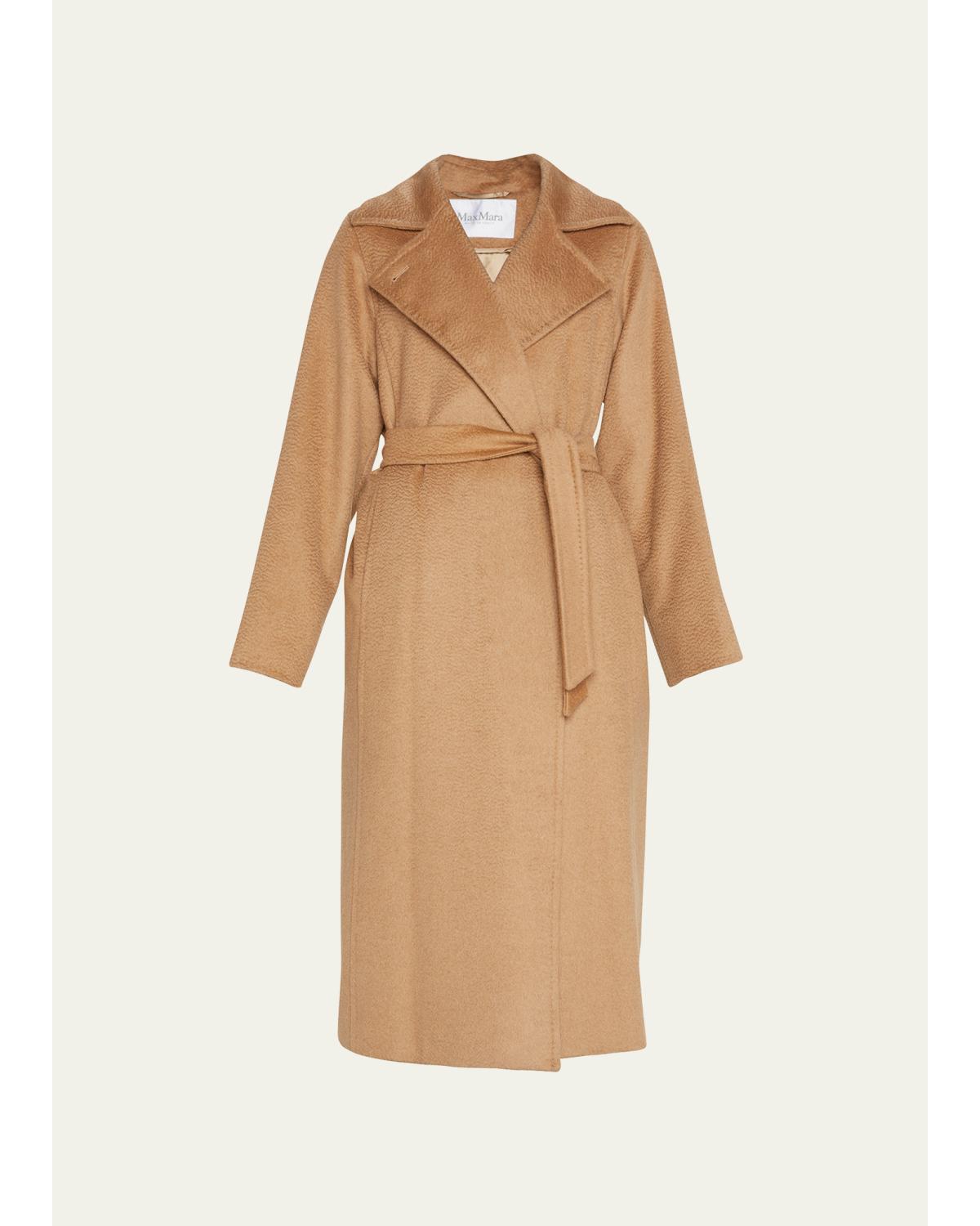 Manuela Belted Camel Coat
