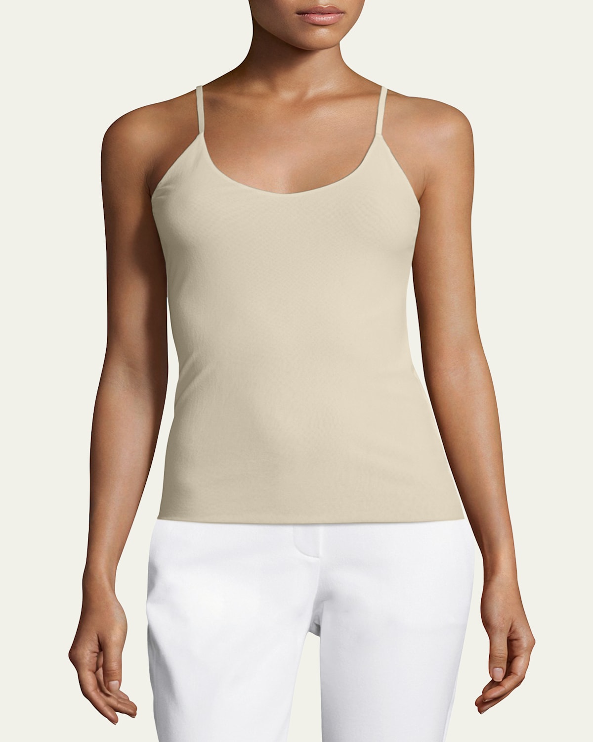 Mesh Jersey V-Neck Tank