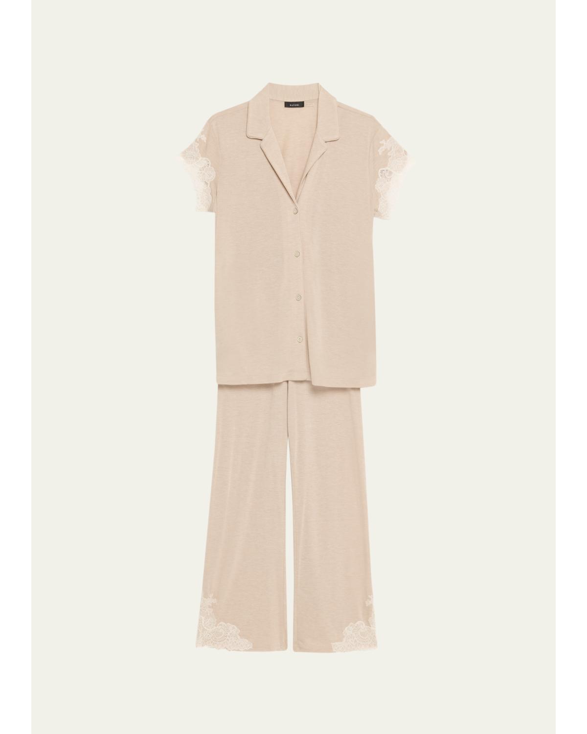 Luxe Shangri-La Short-Sleeve Pajama Set