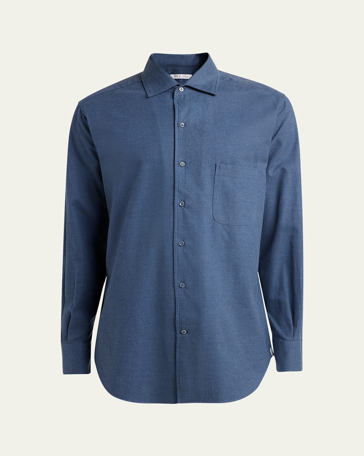 Loro Piana Andre Button-down Shirt In Blue