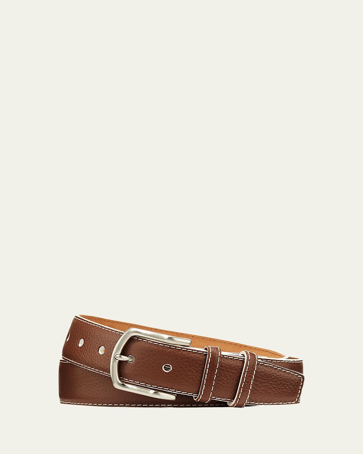 Men's South Beach Pebbled Leather Belt