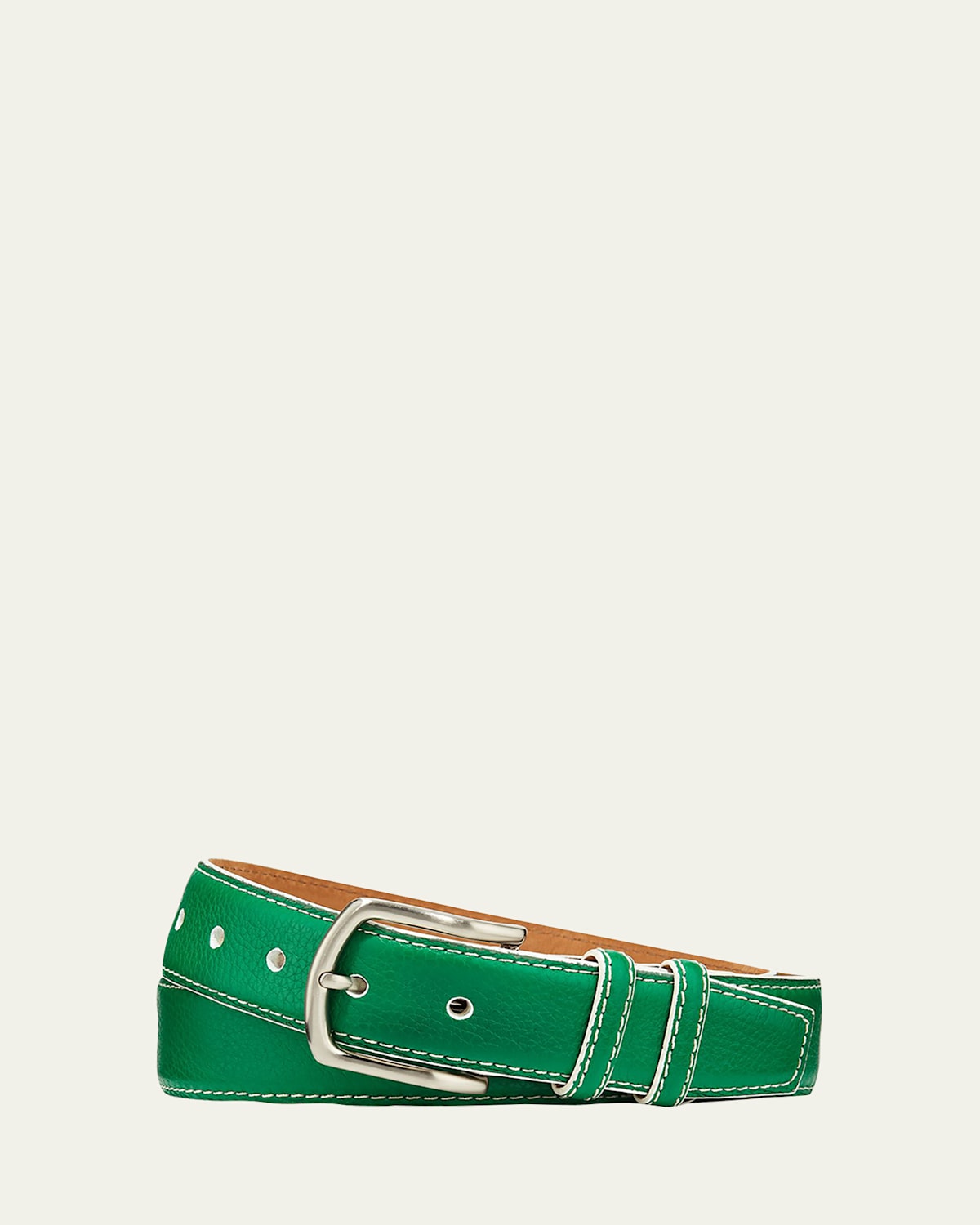 Men's South Beach Pebbled Leather Belt
