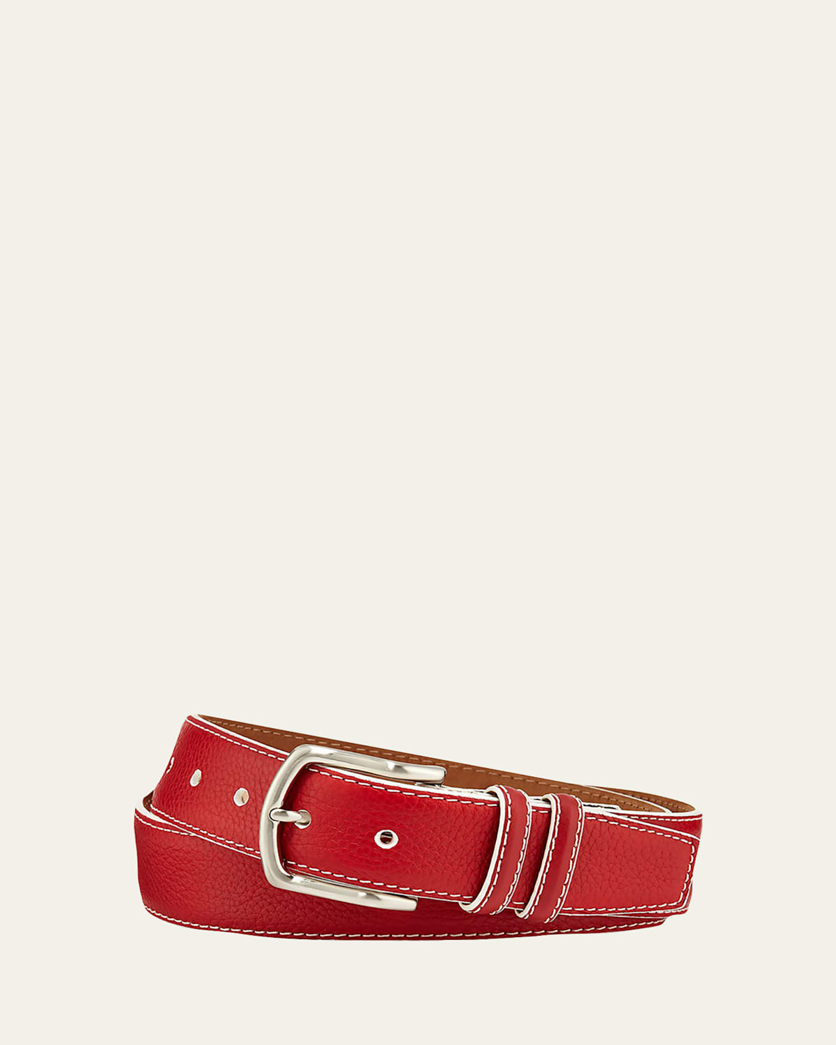 Men's South Beach Pebbled Leather Belt