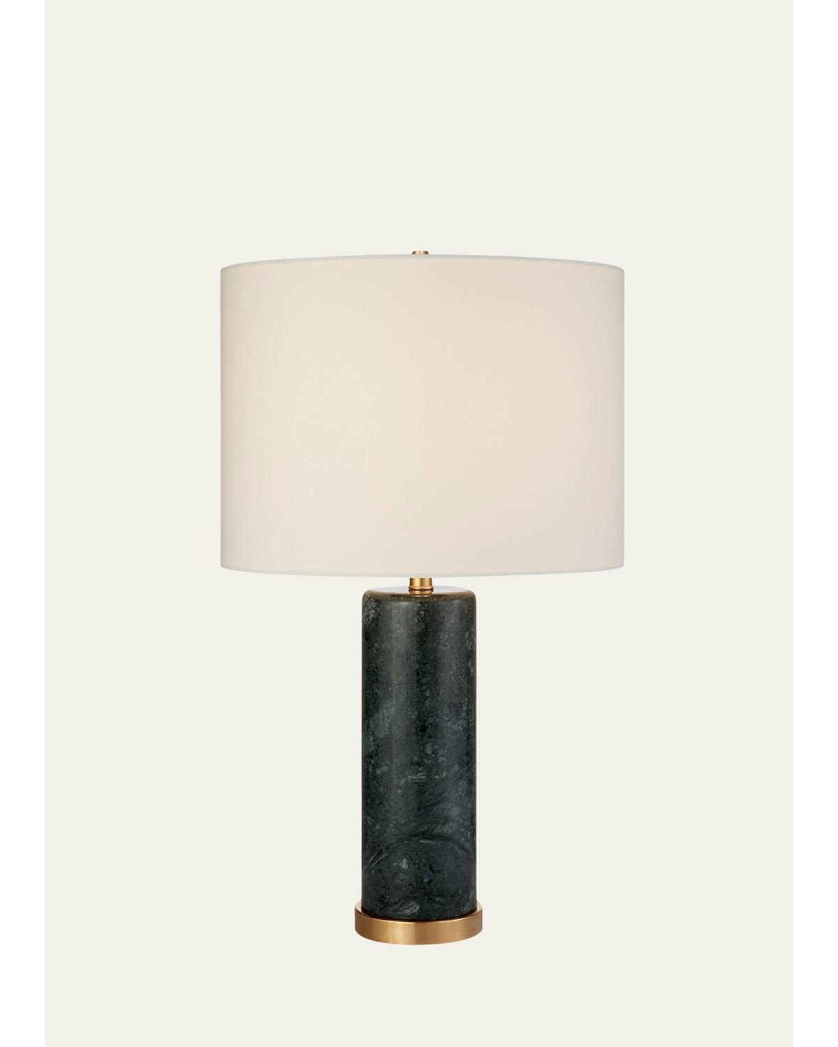 Visual Comfort Signature Collection ARN3004GRM-L AERIN Cliff 30 inch 150 watt Green Marble Table Lamp Portable Light