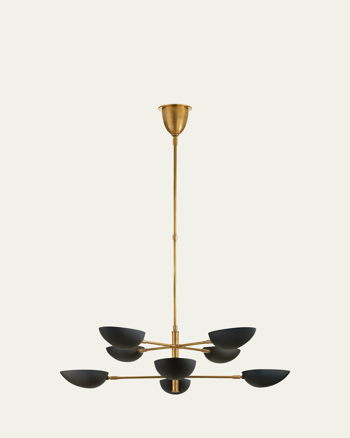Visual Comfort Signature Graphic Large Two Tier Chandelier By AERIN