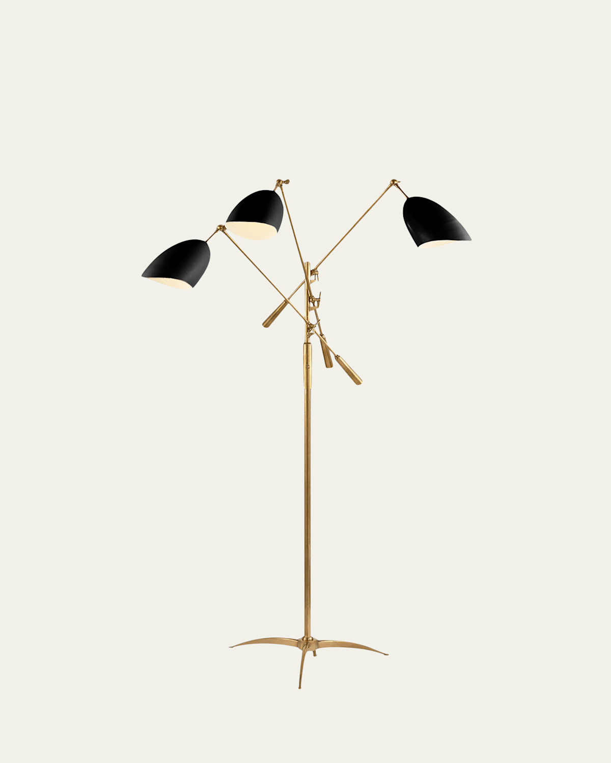 Visual Comfort Signature Sommerard Triple Arm Floor Lamp By AERIN