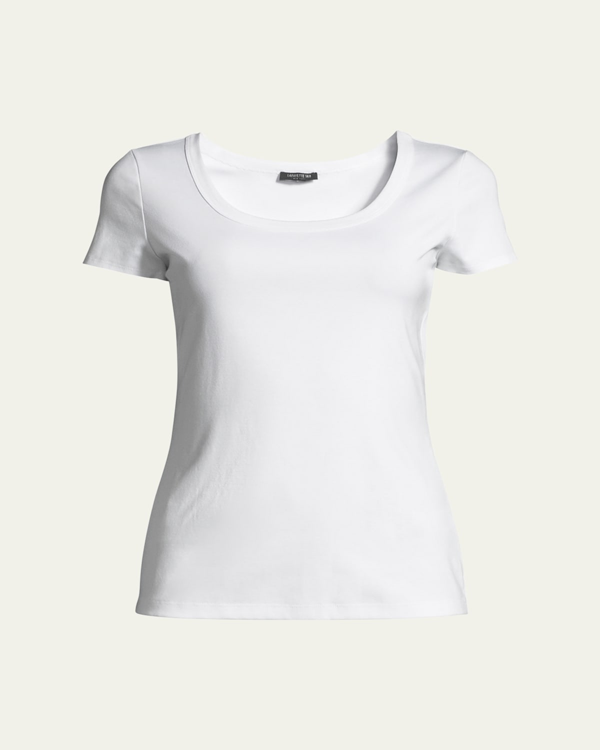 Cotton-Stretch Basic Tee