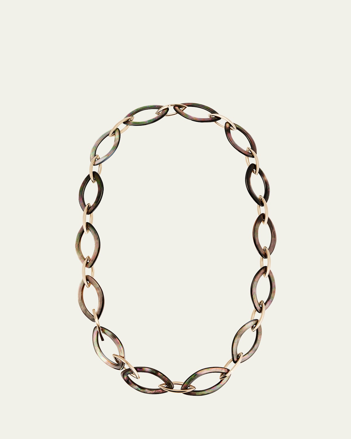 18K White Gold Pop Chain