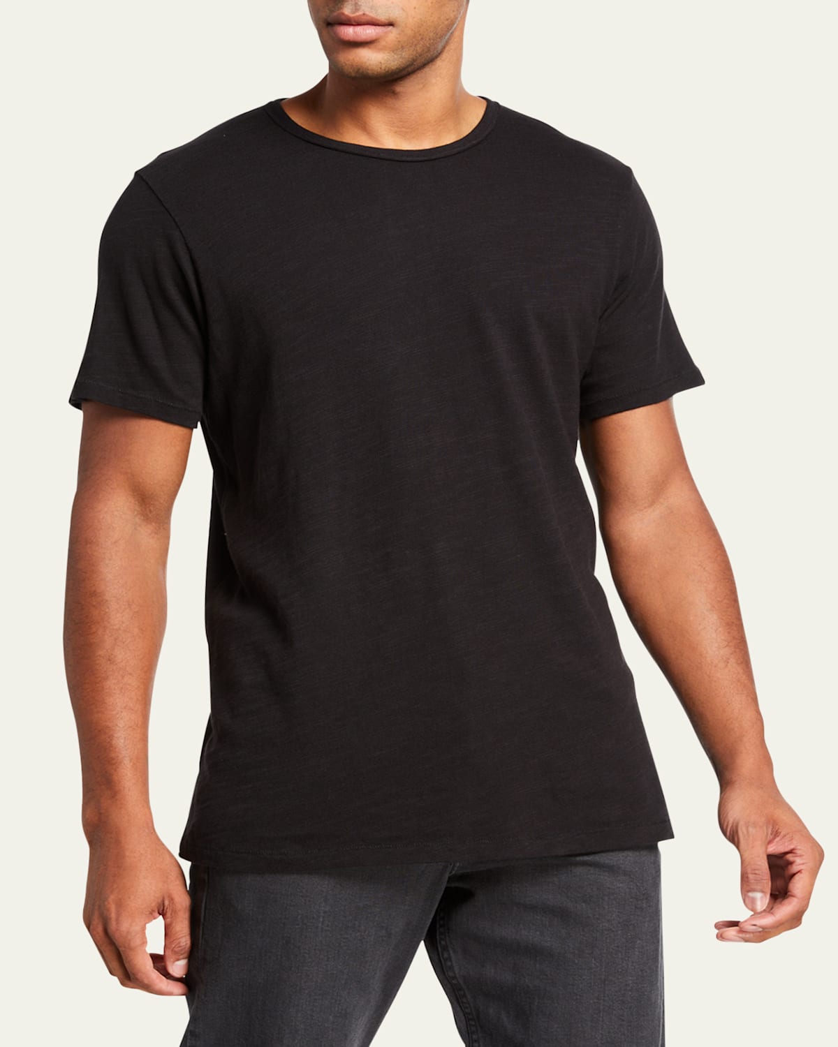 Rag & Bone Men's Standard Issue Classic T-shirt In Jet Black
