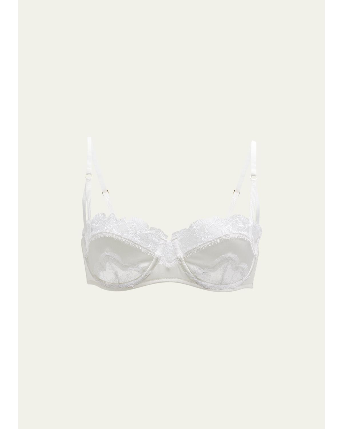 Sensuel Lace-Trim Underwire Balconette Bra