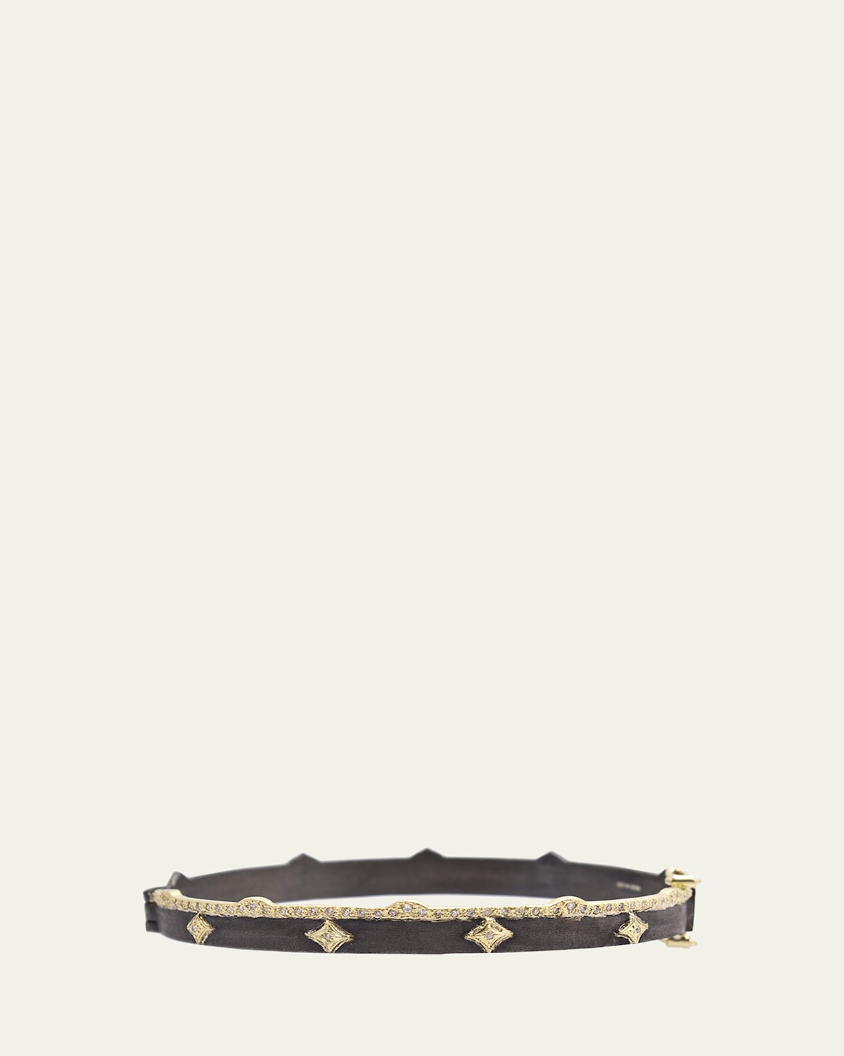 Old World Diamond Crivelli Huggie Bangle