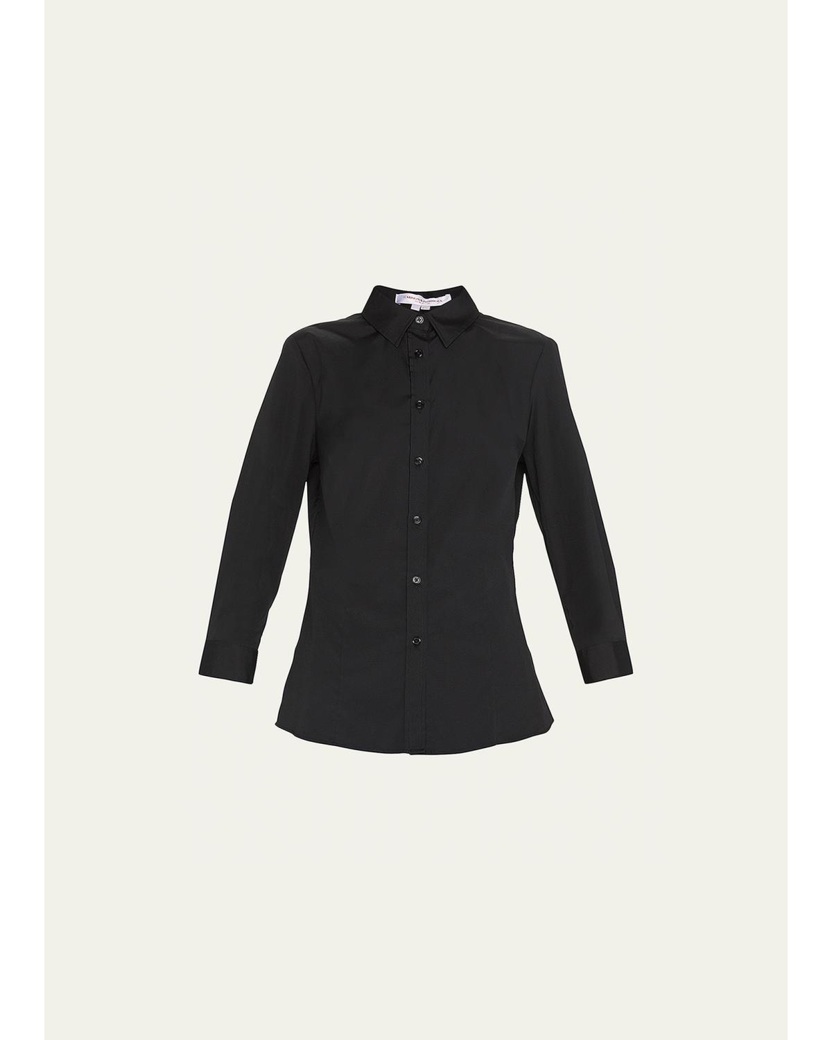 Classic Cotton Button-Front Shirt