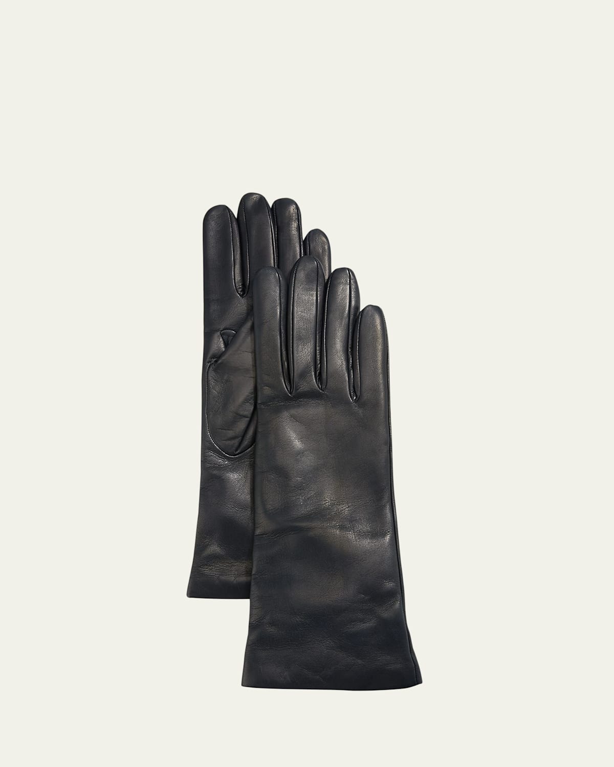 Cashmere-Lined Napa Leather Gloves