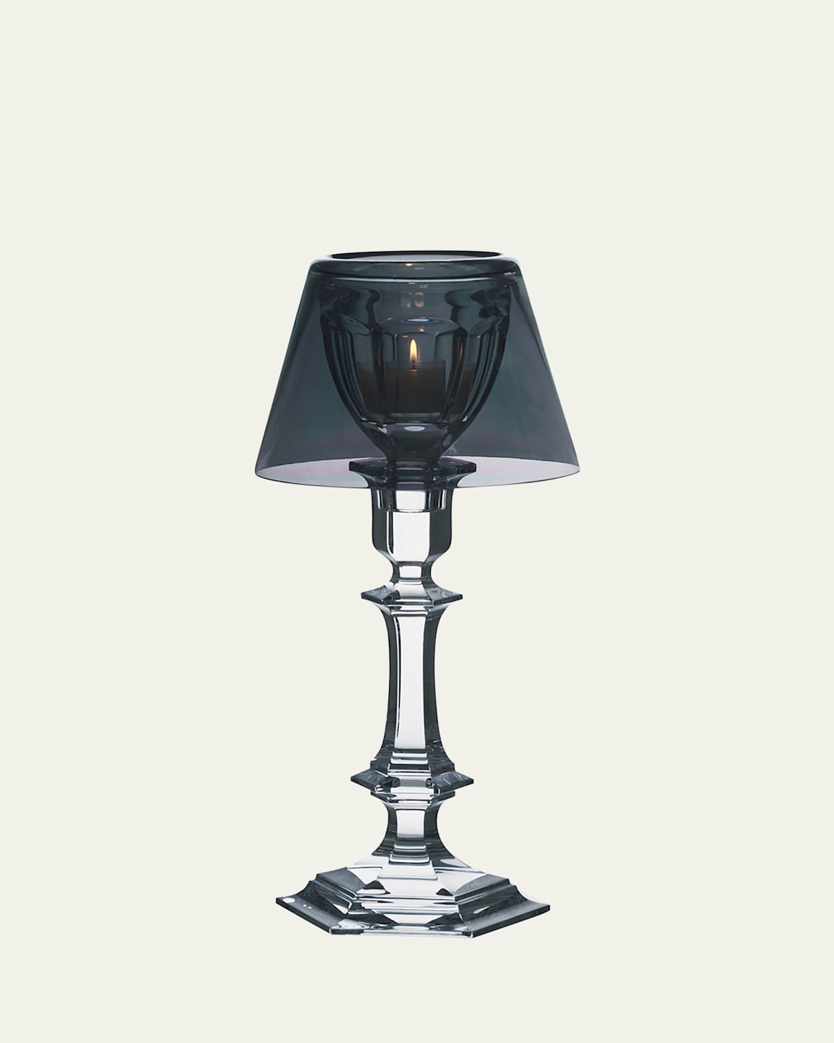 Baccarat Harcourt Our Fire Lead Crystal Candleholder In Clear