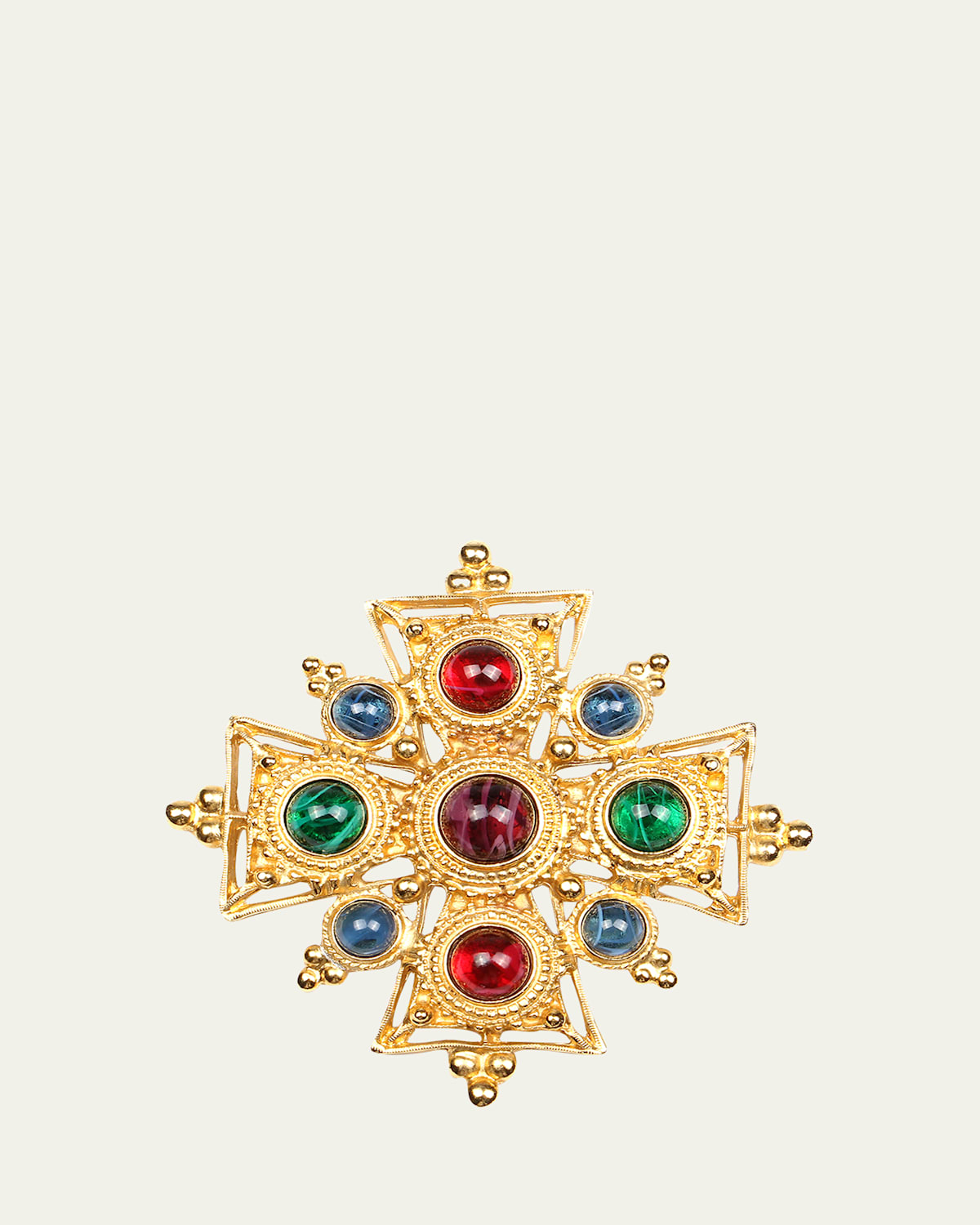 Ben-Amun Multicolor Cross Brooch | Thumbnail 4