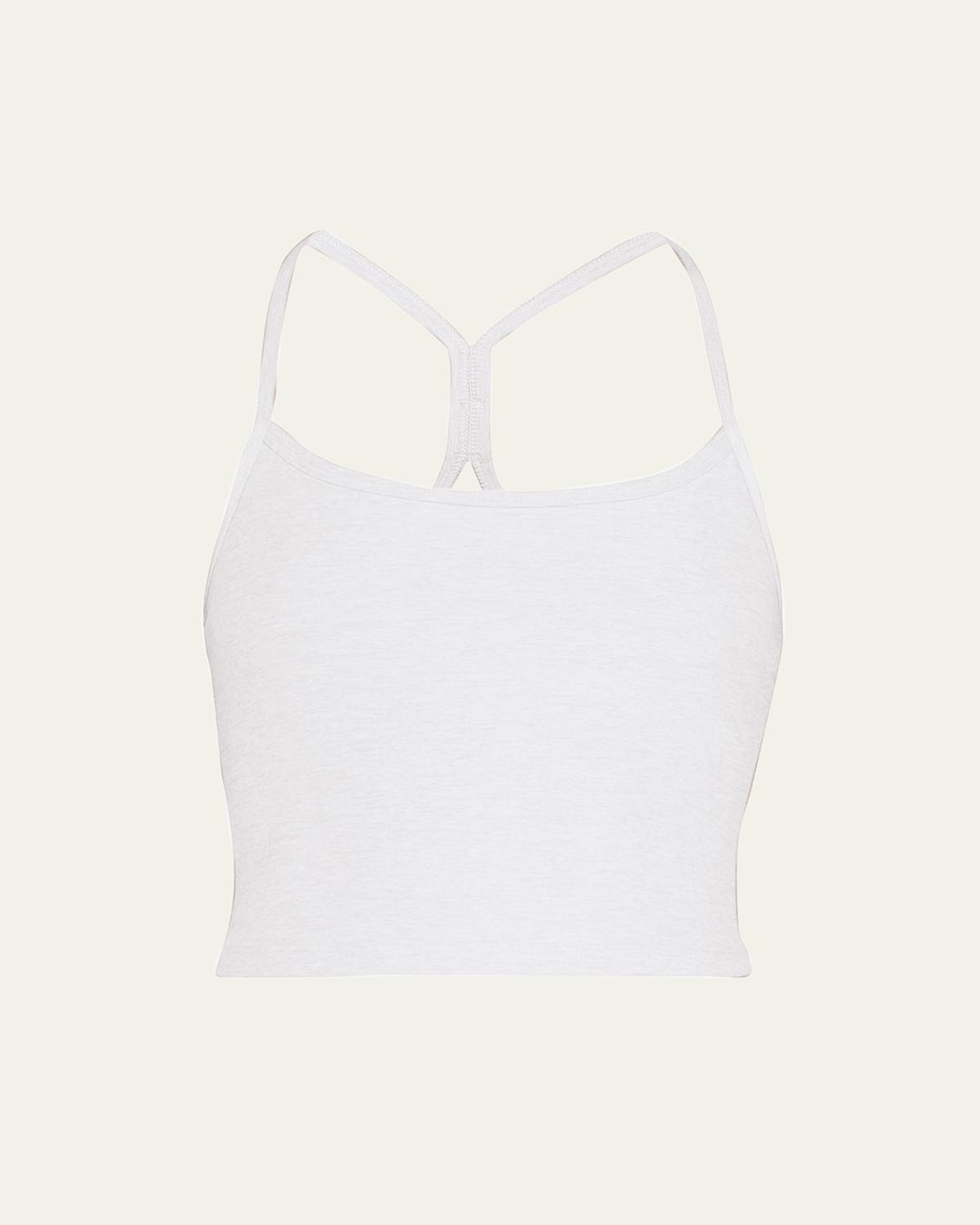 Space-dye Slim Racerback Cropped Tank