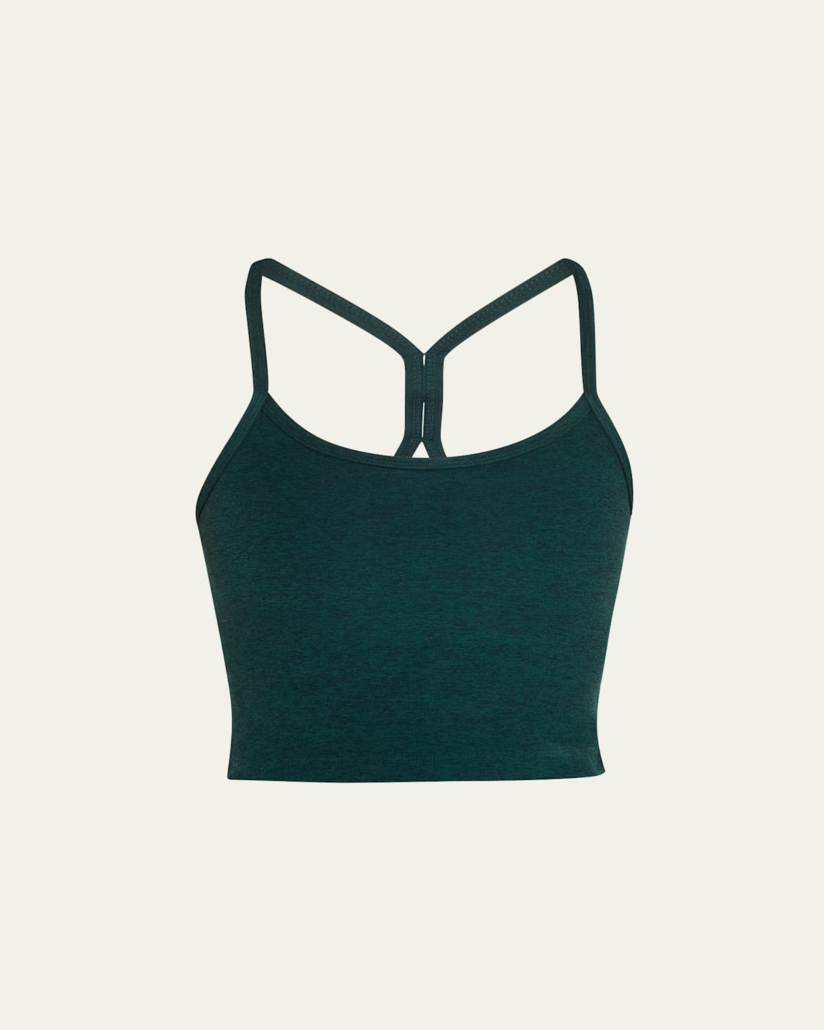 BEYOND YOGA SPACE-DYE SLIM RACERBACK CROPPED TANK 