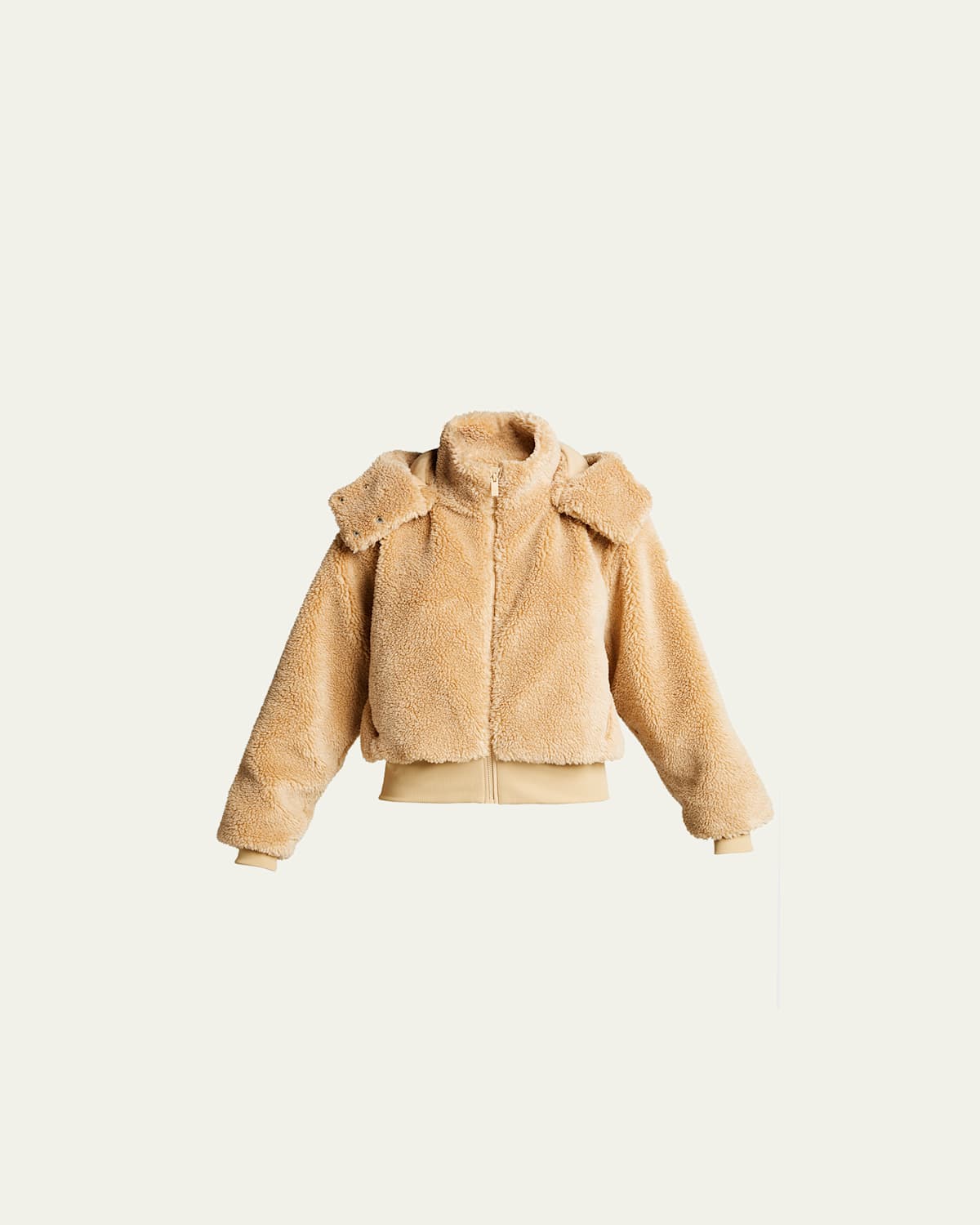 Foxy Sherpa Hooded Active Jacket In Multicolour