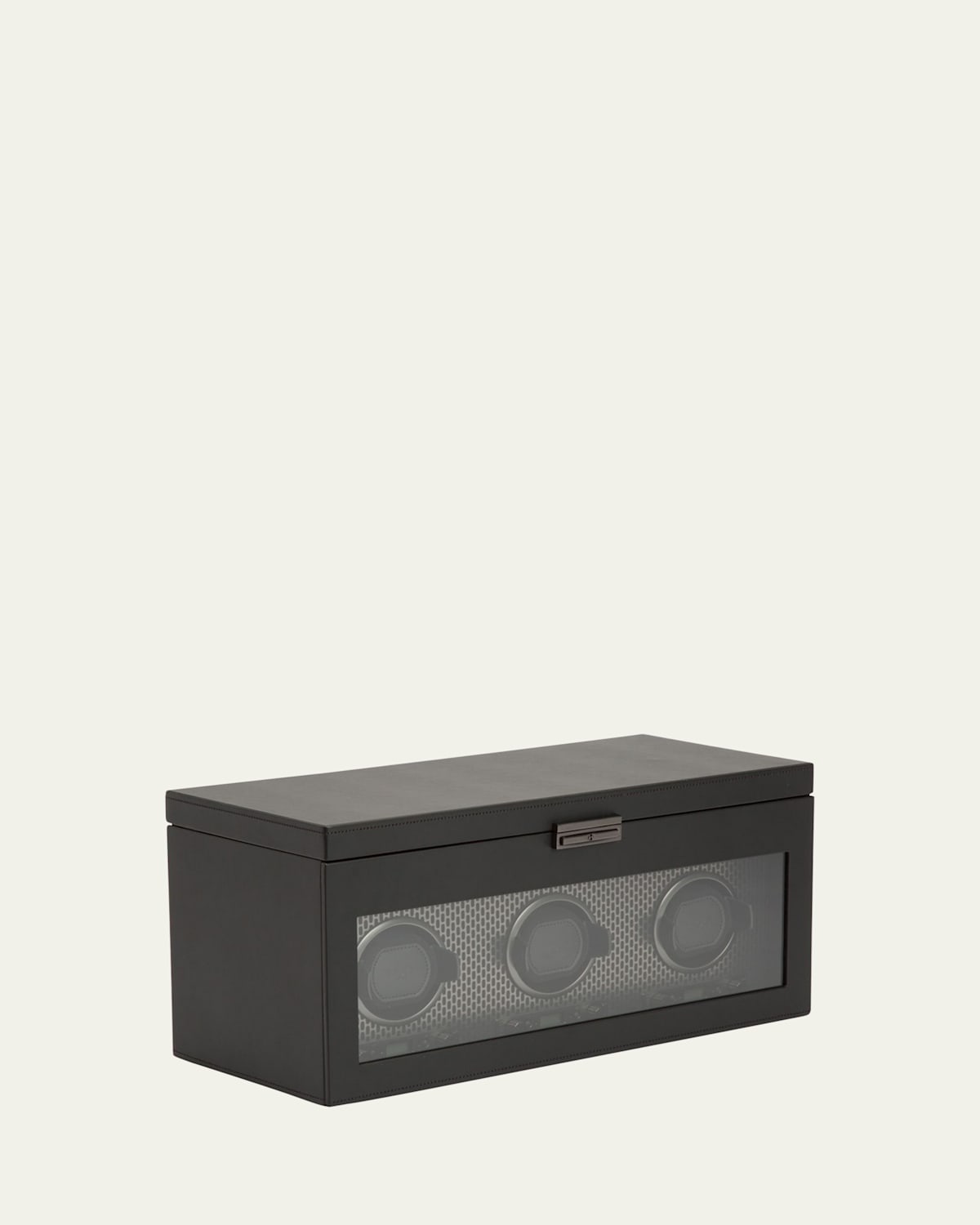 Wolf Axis Triple Watch Winder With Storage In Powder Coat