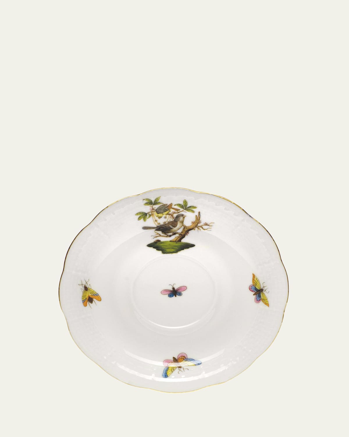 Herend Rothschild Bird Salad Plate In Multi Colors