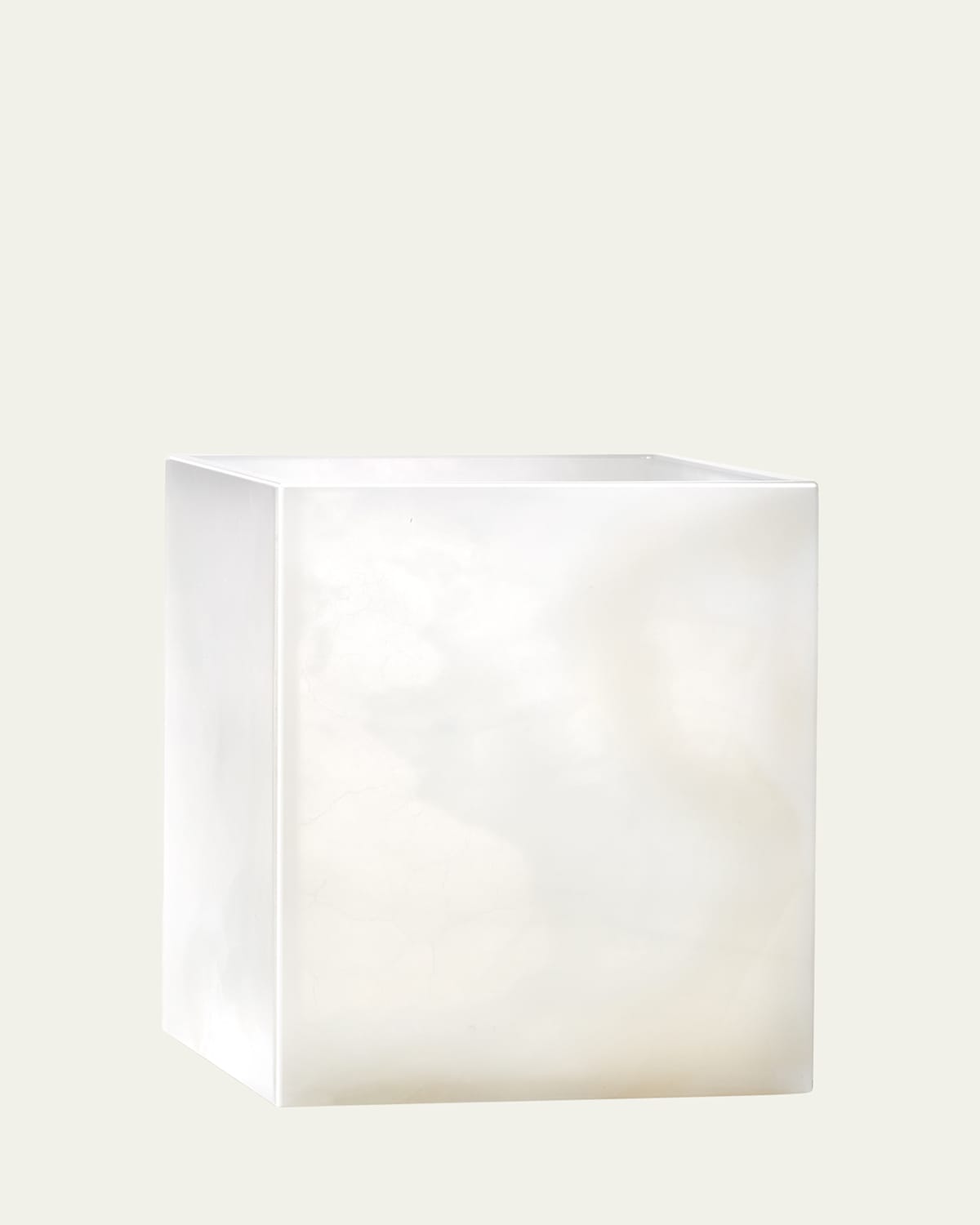 Labrazel Hielo White Onyx Wastebasket | Thumbnail 3