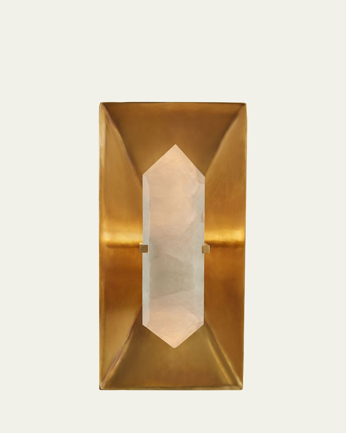 Visual Comfort Signature Halcyon Rectangle Sconce By Kelly Wearstler In Brown