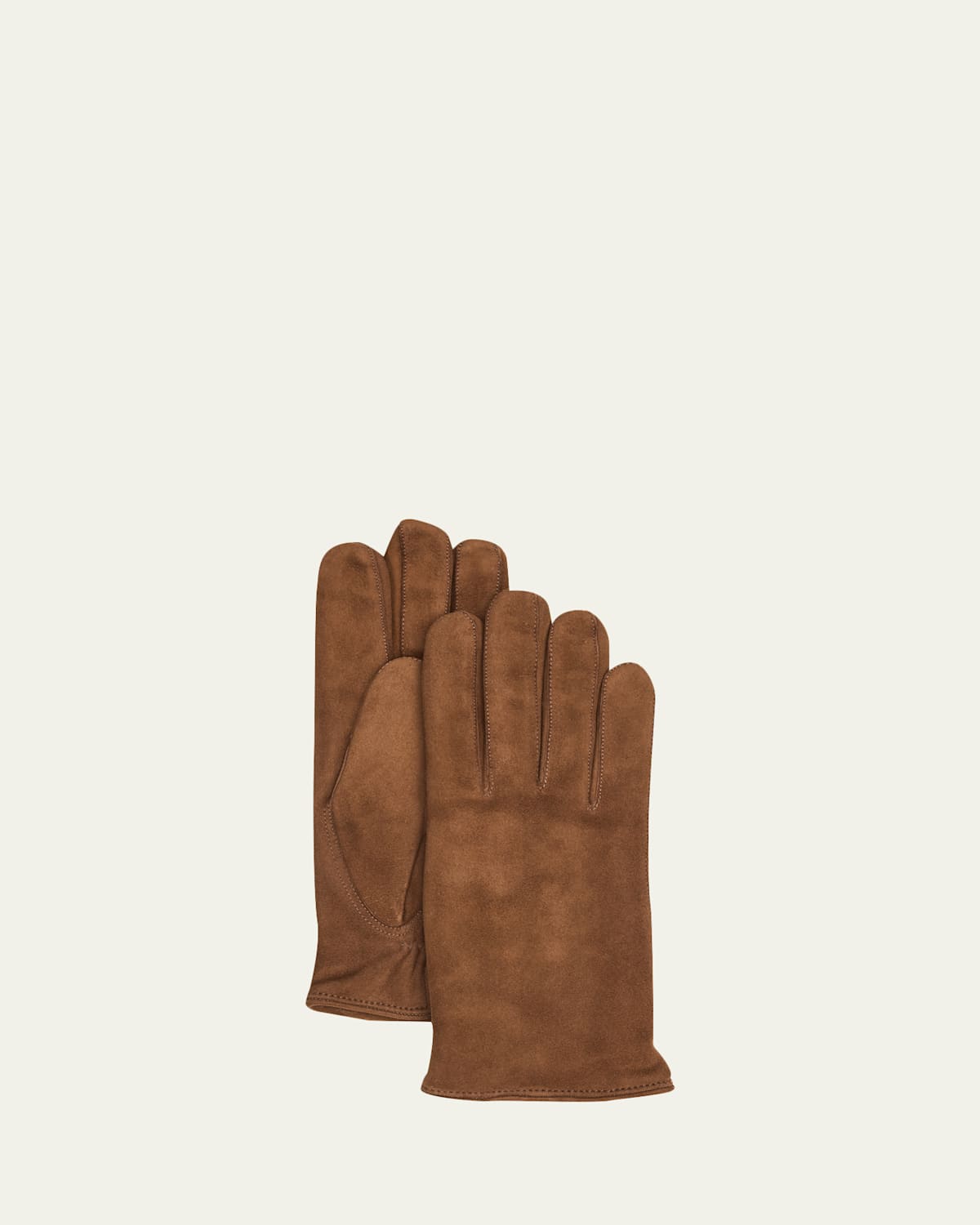 Hestra Gloves Men's Cashmere-lined Suede Gloves In Brown