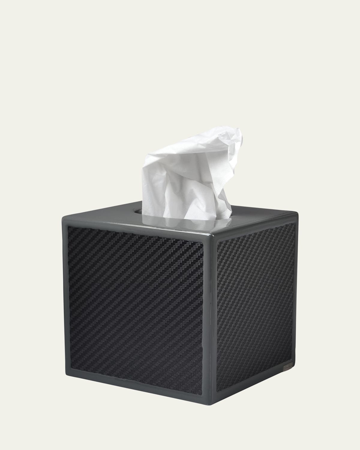 Mike & Ally Le Mans Boutique Tissue Box Cover In Gray