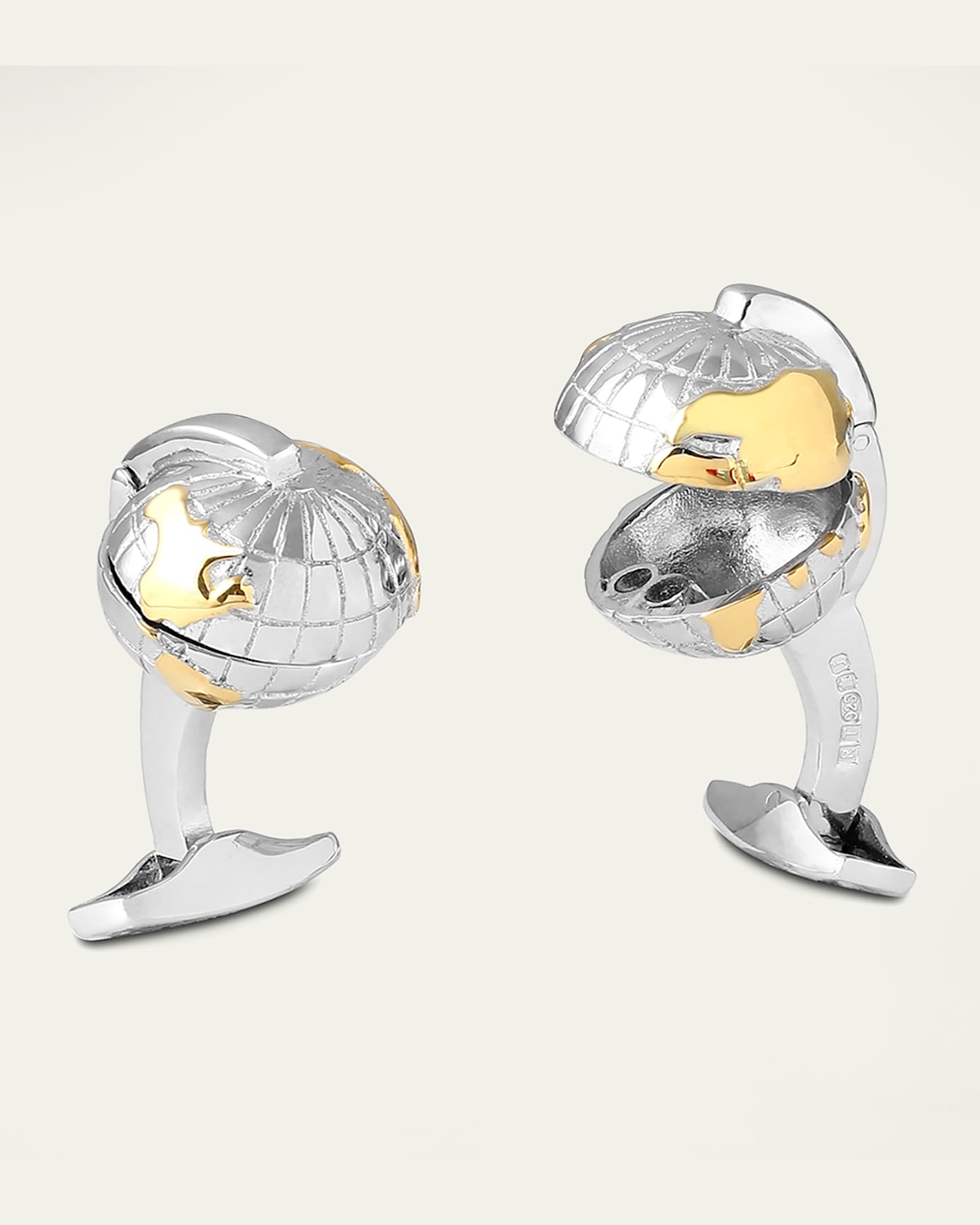 Tateossian Hinged Oceanic Globe Cufflinks | Thumbnail 3 Tateossian Hinged Oceanic Globe Cufflinks | Thumbnail 3