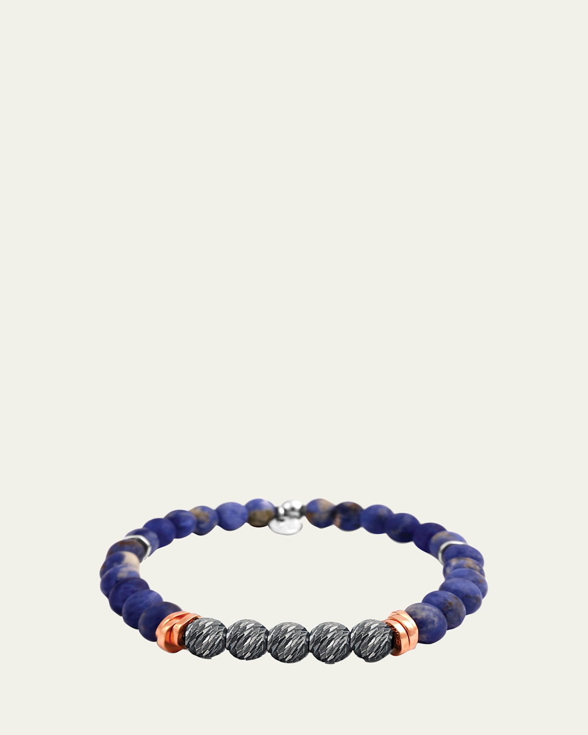 Tateossian Men's Sodalite Bead Bracelet | Thumbnail 3