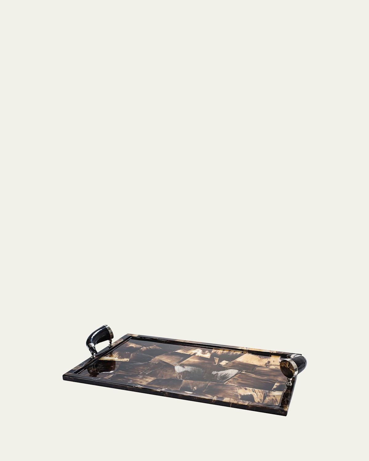 Ladorada Horn Veneer Serving Tray