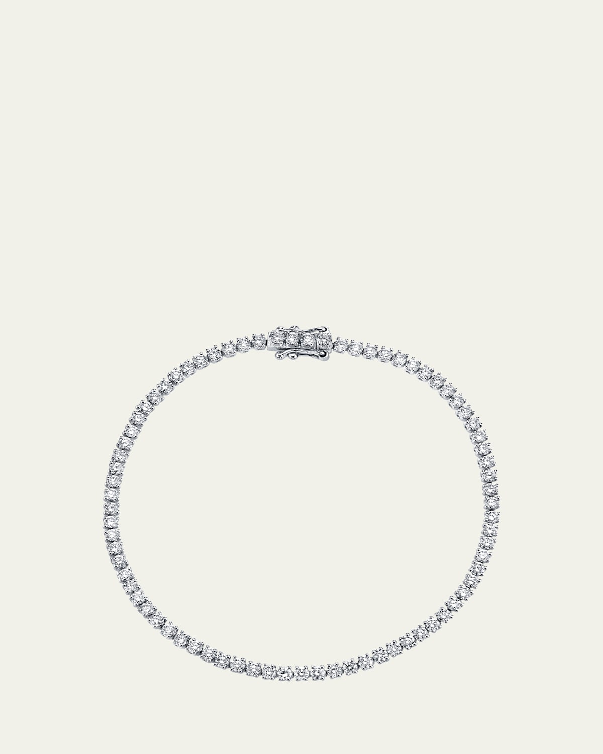 18k White Gold Diamond Hepburn Bracelet