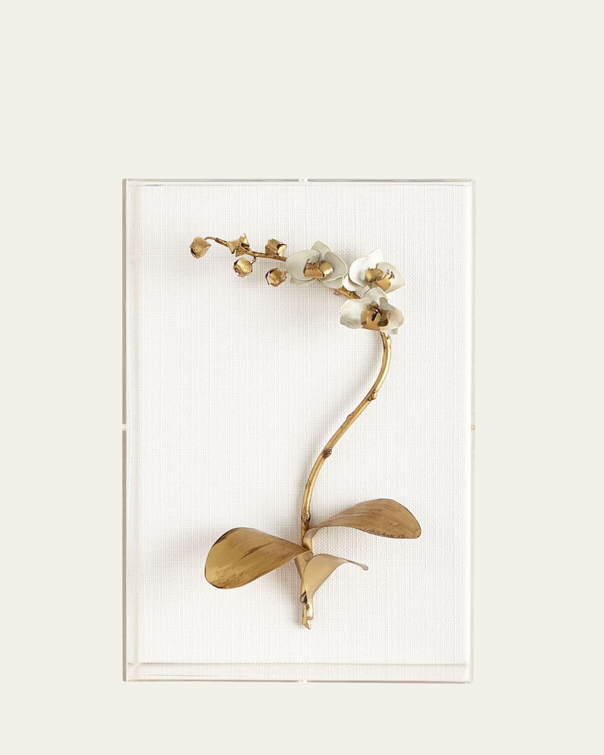 Tommy Mitchell Original Gilded Orchid 3 Study on Linen | Thumbnail 1
