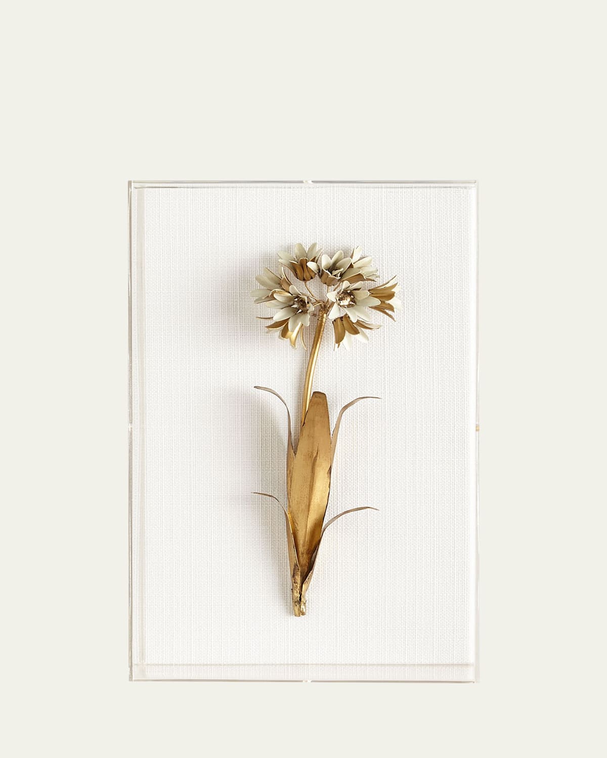 Tommy Mitchell Original Gilded Agapanthus Study on Linen | Thumbnail 1
